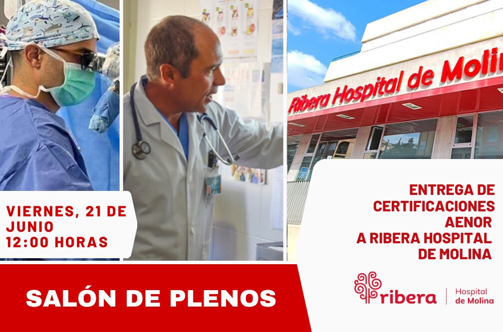 Entrega de Certificaciones AENOR Ribera Hospital de Molina